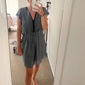 H&M Short Sleeve Navy Dress Size 10